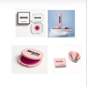 ايلاينر true black + بلاشر shock pink + بلاشر rosy mood + بلاشر pink drama