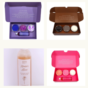 عرض التيك توك ٥٠ ( بوكس الجوكليت والقهوه + بوكس تاتش مى + بوكس ميك مى هابى + غسول روز عنبر )